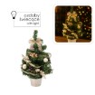 Chomik Рождественская елка с 15 светодиодами, 50 см, золотая, GOS0318 - Home Club, изображение 3