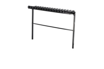 Garden Line Складана лавка, довжина 100 см, чорна, MEB8312 - Home Club