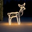 Chomik Святковий Олень З Рухомою Головою, Neon Led, 64 x 22 x 70 См, Теплий Білий, Для Внутрішнього та Зовнішнього Використання, LED8363 - Home Club, зображення 2