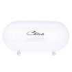 Chomik Хлібниця Zenzero — Емальована Біла 44 × 22,5 × 22 См, напис, NEL5040 - Home Club