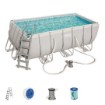 Bestway Каркасный бассейн 4,12 × 2,01 × 1,22 м (бассейн, фильтрующий насос, лестница, дозатор), BES56456 - Home Club