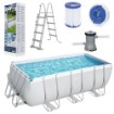 Bestway Каркасный бассейн 4,12 × 2,01 × 1,22 м (бассейн, фильтрующий насос, лестница, дозатор), BES56456 - Home Club, изображение 15