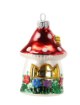 Chomik Стеклянная елочная игрушка «Мухомор в домике», OMI6235 - Home Club, изображение 3