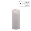 Chomik Свічка Led, біла, 5 × 12,5 см, LED9322 - Home Club