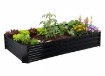 Garden Line Грядка для овощей и цветов 240 × 120 × 30 см, прямоугольная, антрацитовая, ZAK8427 - Home Club