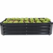 Garden Line Грядка для овощей и цветов 240 × 120 × 30 см, прямоугольная, антрацитовая, ZAK8427 - Home Club, изображение 4