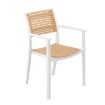Garden Line Садовое Кресло 57 x 55,5 x 45,5 / 84,5 См, Бело-Бежевое, FAT8700 - Home Club