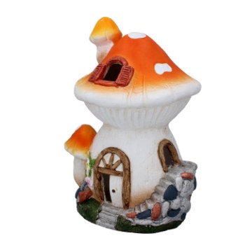 Garden Line Садовая Фигурка — Гриб «Домик» 26 × 21,5 × 36 См, С Подсветкой Led, GOT5723 - Home Club