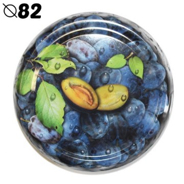 Chomik Крышка Rts fi82 Фрукты Слива /kar660 / 9886 /W19/7843, 1000P82OW20-1 - Home Club