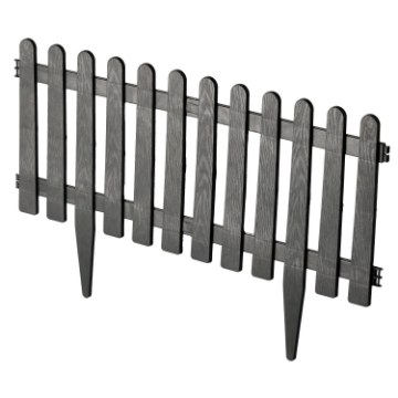 Garden Line Комплект из 4 садовых дощечек размером 55 x 34 см, цвет антрацит, ANI3071 - Home Club