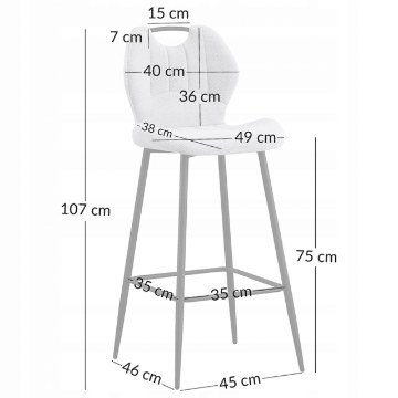 Kontrasto H121 Табурет Aria 3D, бежевый, Dw, 6.05 93528 - Home Club