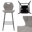 Kontrasto H121 Стул Aria 3D, серый, для двух человек, 6.05 93542 - Home Club, изображение 6
