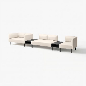 ИКЕА 5-местный диван с боковым столиком LILLEHEM, 595.534.66 - Home Club