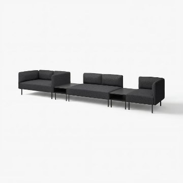 ИКЕА 5-местный диван с боковым столиком LILLEHEM, 795.534.65 - Home Club