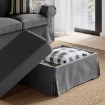ИКЕА Подставка для ног с ящиком для хранения EKTORP ЭКТОРП, 795.521.21 - Home Club, изображение 5