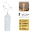 Chomik Свічка Led Біла 5 x 18 См, LED9824 - Home Club, зображення 3