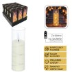 Chomik Свічка Led 5,5 × 17,5 См, Молочного Кольору, LED9855 - Home Club, зображення 3