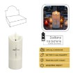Chomik Свічка Led 5,2 × 15 См, Біла, У Вигляді Хреста, З Мелодією, LED9213 - Home Club, зображення 2