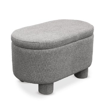Kontrasto Пуф Teddy Duo 70x42x41 см, сірий Dw, 6.01 97960 - Home Club