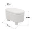 Kontrasto Пуф Teddy Duo 70x42x41 см, бежевый, Dw, 6.01 97953 - Home Club, изображение 3