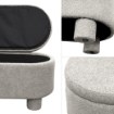 Kontrasto Пуф Teddy Duo 70x42x41 см, бежевый, Dw, 6.01 97953 - Home Club, изображение 10