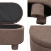 Kontrasto Пуф Teddy Duo 70x42x41 см, терракотовый цвет, Dw, Meb000684 - Home Club, изображение 5