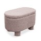 Kontrasto Пуф Teddy Duo 70x42x41 см, лососевий Dw, 6.01 97977 - Home Club