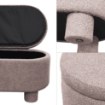 Kontrasto Пуф Teddy Duo 70x42x41 см, лососевый цвет, Dw, 6.01 97977 - Home Club, изображение 3