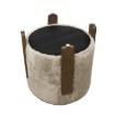 Kontrasto Пуф Seul 37x37x38 см Fut, бежевый/орех, Dw, Meb000689 - Home Club, изображение 9
