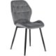 Mebel Elite Стул Lucky, серый, велюровый, ME.LUCKY/P/V/K - Home Club