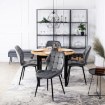 Mebel Elite Стул Lucky, серый, велюровый, ME.LUCKY/P/V/K - Home Club, изображение 2