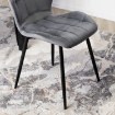 Mebel Elite Стул Lucky, серый, велюровый, ME.LUCKY/P/V/K - Home Club, изображение 7