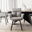 Mebel Elite Обертове крісло Cortado, сіре, ME.CORTADO/P/CZ/T/K - Home Club, зображення 3