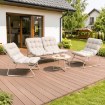 Mebel Elite Комплект садовой мебели Megara, бежевый, ME.MEGARA/P/T/ZES - Home Club, изображение 2