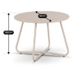 Mebel Elite Комплект садовой мебели Megara, бежевый, ME.MEGARA/P/T/ZES - Home Club, изображение 8