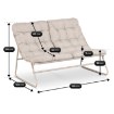 Mebel Elite Комплект садовой мебели Megara, бежевый, ME.MEGARA/P/T/ZES - Home Club, изображение 10
