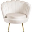 Mebel Elite Кресло Angel кремового цвета из велюра, ME.ANGEL/KR/V/FW - Home Club, изображение 3