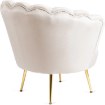 Mebel Elite Кресло Angel кремового цвета из велюра, ME.ANGEL/KR/V/FW - Home Club, изображение 5