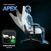 Mebel Elite Ігрове обертове крісло Apex, біле, ME.APEX/B/E/FO - Home Club, зображення 4
