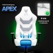 Mebel Elite Ігрове обертове крісло Apex, біле, ME.APEX/B/E/FO - Home Club, зображення 5
