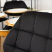 Mebel Elite Стул Lucky черного цвета с золотыми ножками, велюровый, ME.LUCKY/CZ/ZL/V/K - Home Club, изображение 5