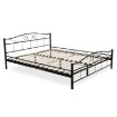 Mebel Elite Металеве ліжко Griffin 160x200, чорне, ME.GRIFFIN/160/CZ/LOZ - Home Club