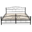 Mebel Elite Металеве ліжко Griffin 160x200, чорне, ME.GRIFFIN/160/CZ/LOZ - Home Club, зображення 3