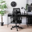 Mebel Elite Обертове крісло Caret, ергономічне, чорне, ME.CARET/CZ/T/FO - Home Club, зображення 3