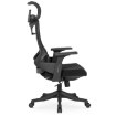 Mebel Elite Обертове крісло Caret, ергономічне, чорне, ME.CARET/CZ/T/FO - Home Club, зображення 8