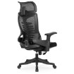 Mebel Elite Обертове крісло Caret, ергономічне, чорне, ME.CARET/CZ/T/FO - Home Club, зображення 9