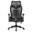 Mebel Elite Обертове крісло Caret, ергономічне, чорне, ME.CARET/CZ/T/FO - Home Club, зображення 10