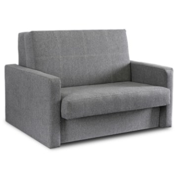 Mebel Elite Двухместное кресло-кровать Milan 2, серого цвета, PPHUE.MAJA2/POLARIS19/FW - Home Club