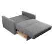 Mebel Elite Двухместное кресло-кровать Milan 2, серого цвета, PPHUE.MAJA2/POLARIS19/FW - Home Club, изображение 6