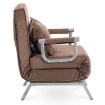 Mebel Elite Раскладной кресло Bart, коричневый велюр, ME.BART/BR/V/FW - Home Club, изображение 5